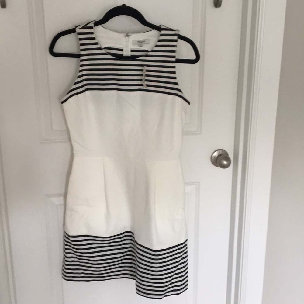 Madewell Black&White sleeveless Dress - Size S